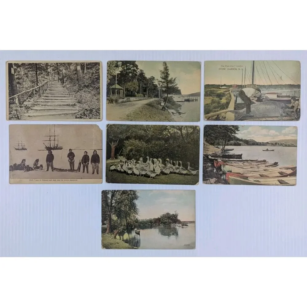 Antique Postcard Picture Card Ephemera Assorted Lot of 7